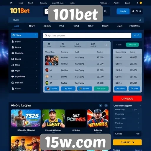 Interface amigável do site 101bet melhora a experiência do usuário
